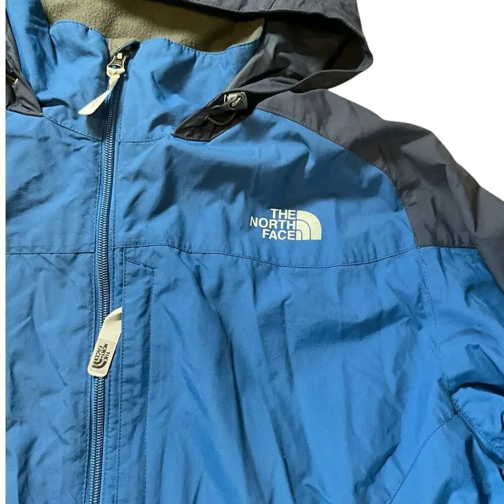 The North Face Mens LG Blue Combo Windbreaker Hydrenalite WindProof Breathable